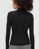Vince Vince Variegated Rib Polo Black - 3