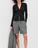 Vince Vince Variegated Rib Polo Black - 5