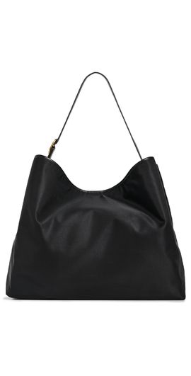 Vince Vince Vivian Large Hobo Tote Bag Black One