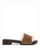 Vince Vince Women's Barbara Shearling Studded Slide Sandals - 2