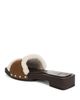 Vince Vince Women's Barbara Shearling Studded Slide Sandals - 5