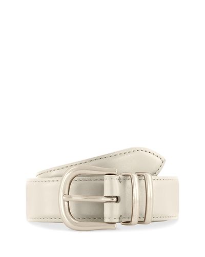 Vince Vince Women's Double Keeper Leather Belt