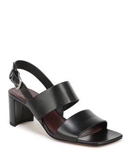 Vince Vince Women's Oliana Leather Block Heel Sandals