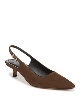 Vince Vince Women's Sabra Suede Slingback Pumps