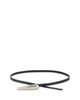 Vince Vince Women's Sculptural Plaque Slim Leather Belt - 4