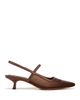 Vince Vince Women's Venice Pointed Toe Mesh Kitten Heel Slingback Pumps - 4