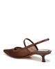 Vince Vince Women's Venice Pointed Toe Mesh Kitten Heel Slingback Pumps - 5