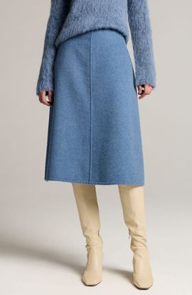 Vince Vince Wool Blend A-Line Skirt