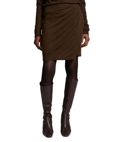 Vince Vince Wool Blend Draped Skirt
