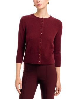 Vince Vince Wool Cashmere Blend Crewneck Cardigan