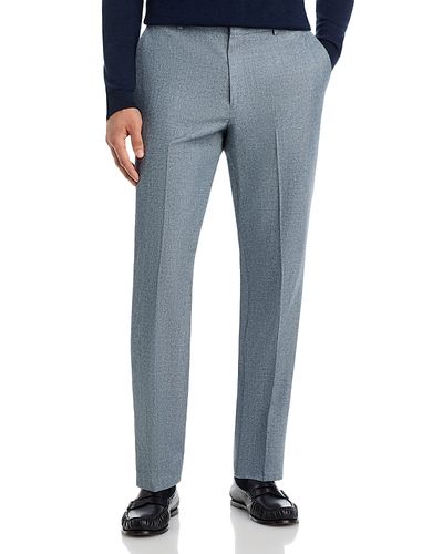 Vince Vince Wool, Silk & Linen Melange Brushed Regular Fit Suit Pants