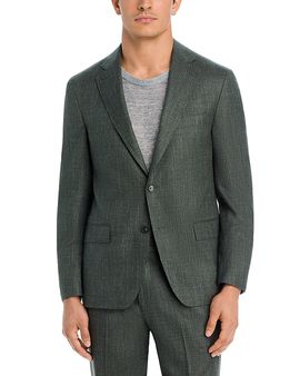 Vince Vince Wool, Silk & Linen Melange Regular Fit Suit Jacket