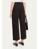 Vince Washed Cotton Twill Mid-Rise Utility Pants - 3