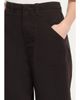 Vince Washed Cotton Twill Mid-Rise Utility Pants - 5