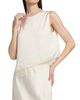 Vince Women's Asymmetric Satin Lace-Trim Top - 3