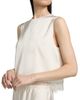 Vince Women's Asymmetric Satin Lace-Trim Top - 6
