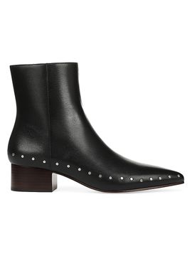 Vince Women's August 40MM Stud-Trim Leather Boots
