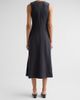 Vince Women's Bias-Cut Linen-Blend Midi Dress - 3