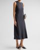 Vince Women's Bias-Cut Linen-Blend Midi Dress - 4