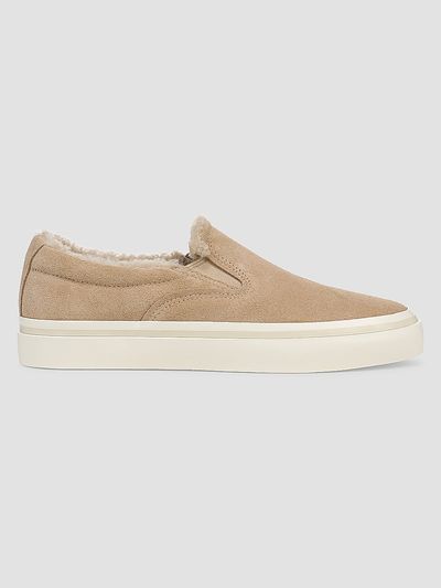 Vince Women's Blair Suede & Shearling Slip-On Sneakers