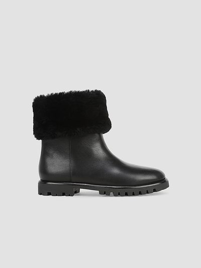Vince Women's Cameron Leather & Shearling Lugsole Boots