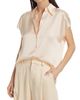 Vince Women's Cap-Sleeve Silk Blouse - 3