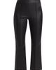 Vince Women's Cropped Flare Stretch-Leather Pants - 1