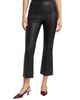 Vince Women's Cropped Flare Stretch-Leather Pants - 3