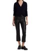Vince Women's Cropped Leather Boot-Cut Pants - 2