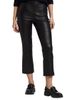 Vince Women's Cropped Leather Boot-Cut Pants - 3