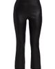 Vince Women's Cropped Leather Boot-Cut Pants - 8