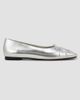 Vince Women's Dany Ruched Leather Ballet Flats - 1