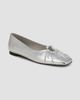 Vince Women's Dany Ruched Leather Ballet Flats - 2