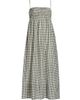 Vince Women's Gingham Cotton-Silk Midi Dress - 1