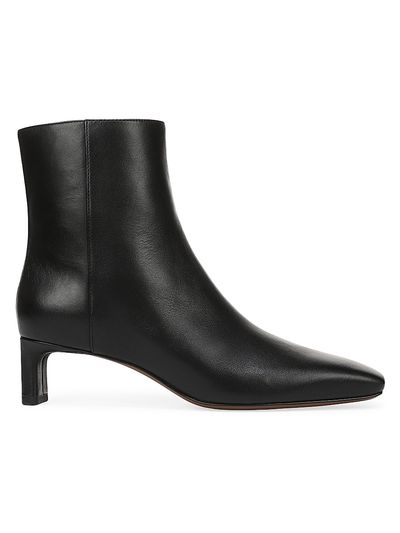 Vince Women's Lilith Leather Kitten-Heel Booties