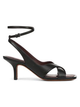 Vince Women's Lola 65MM Leather Strappy Sandals