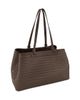 Vince Women's Marin Woven Leather Tote Bag - 2