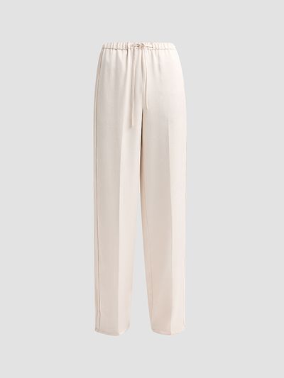 Vince Women's Mid-Waist Shine Crepe Pants