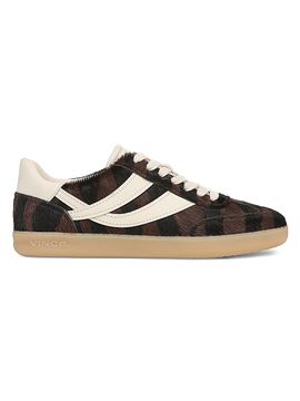 Vince Women's Oasis Calf Hair Lace-Up Sneakers