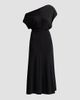 Vince Women's Off-Shoulder Matte Jersey Midi Dress - 1