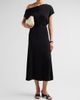 Vince Women's Off-Shoulder Matte Jersey Midi Dress - 2