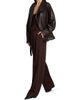 Vince Women's Oversized Leather Biker Jacket - 2