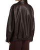 Vince Women's Oversized Leather Biker Jacket - 5