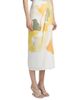 Vince Women's Painted Abstract Draped Midi Skirt - 4