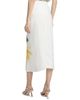 Vince Women's Painted Abstract Draped Midi Skirt - 5