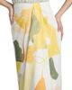 Vince Women's Painted Abstract Draped Midi Skirt - 6