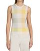 Vince Women's Plaid Wool Crewneck Sweater Vest - 3