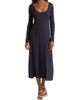 Vince Women's Ribbed Scoopneck Midi-Dress - 2