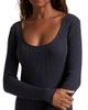 Vince Women's Ribbed Scoopneck Midi-Dress - 6