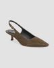 Vince Women's Sabra II 45MM Calf-Hair Slingback Kitten Heels - 3